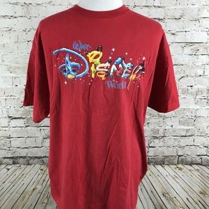 Men’s Walt Disney World T-Shirt Size 2XL Red